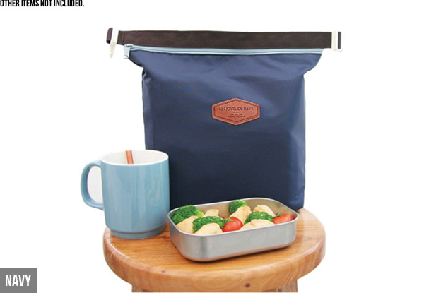 Thermal Insulated Lunch Bag - Three Colours Available with Free Delivery