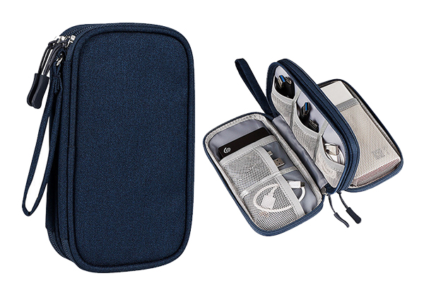 Travel Portable Cable Organiser - Three Colours Available