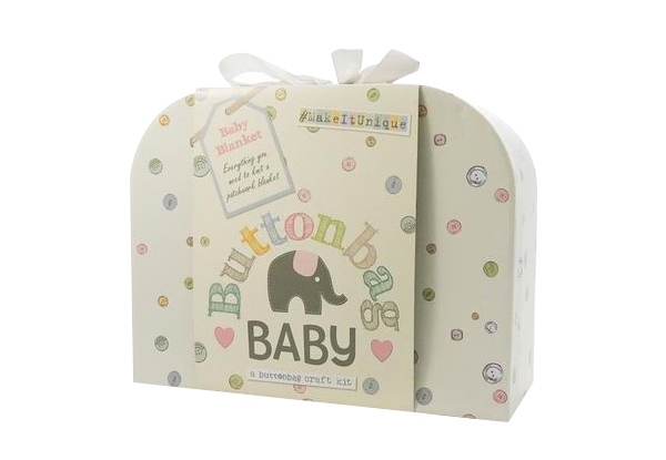 Button Bag Baby Blanket Craft Kit