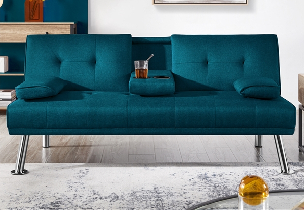 Convertible Futon Sofa Bed - Available in Two Colours