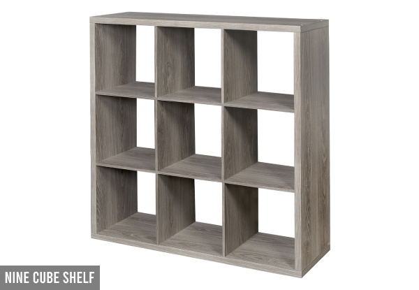 Four Cube Shelf - Option for Nine Cube Shelf
