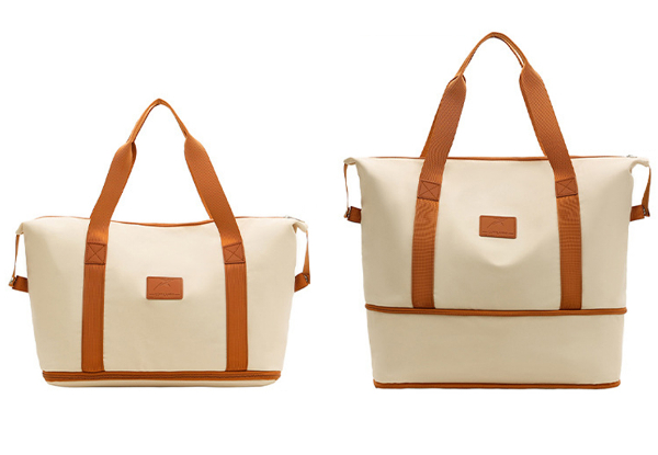 Two-Piece Expandable Overnight Travel Bag Set - Available in Four Colours