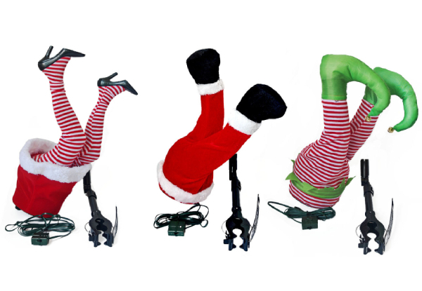 Automatic Swinging Leg Christmas Tree Decoration - Three Options Available