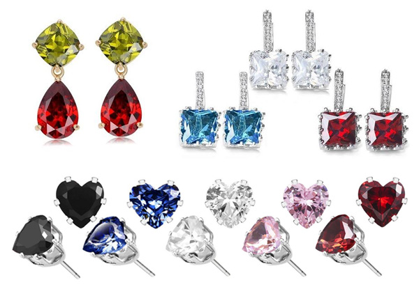Colourful Earring Range - Three Styles Available with Free Delivery