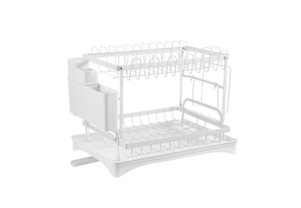Two-Tier Dish Drying Rack