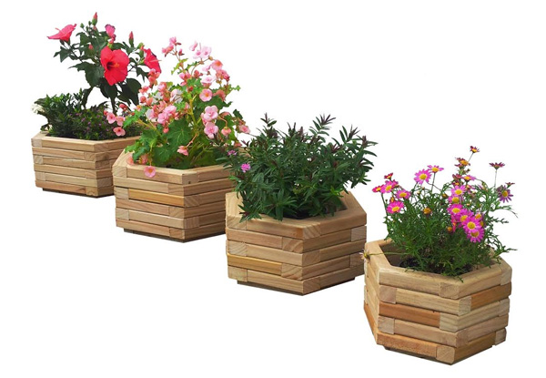 From $31.50 for a Hexagon Planter Box – Four Sizes Avaialble