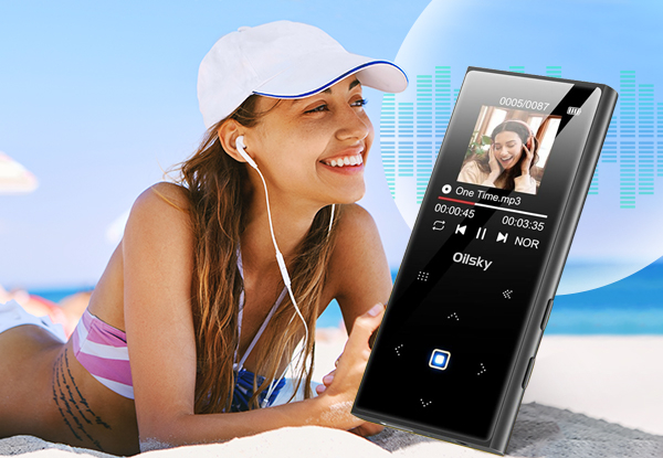 64GB Portable Bluetooth MP3 Player with FM Radio