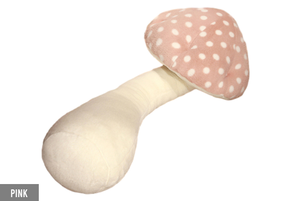 Mushroom Plush Body Pillow - Available in Five Colours & Two Sizes