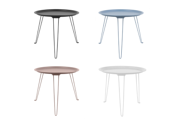 Iron Side Table - Four Colours Available