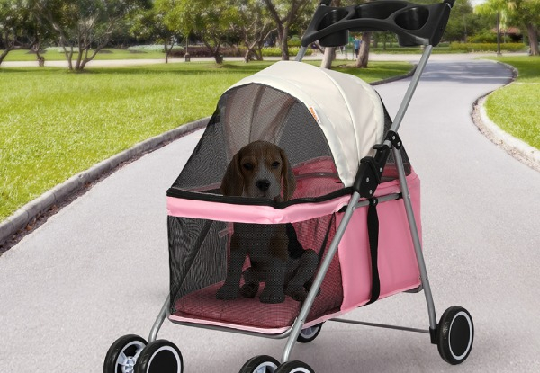 PaWz Foldable Pet Stroller Pram - Two Options Available