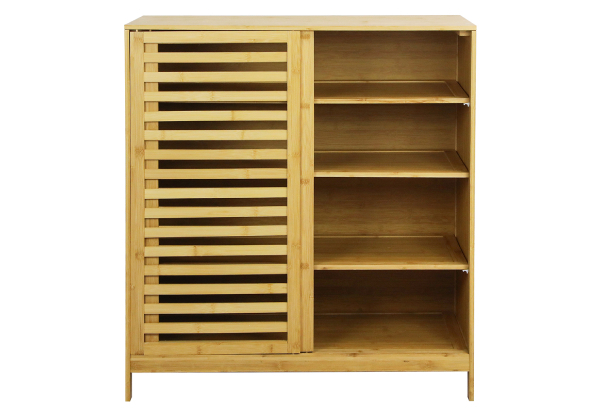 Levede Four-Tier Bamboo Shoe Cabinet