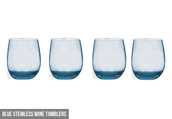 Set of Four Serroni Wine Glasses - Three Styles Available