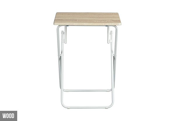 Folding Tray Table - Four Colours Available