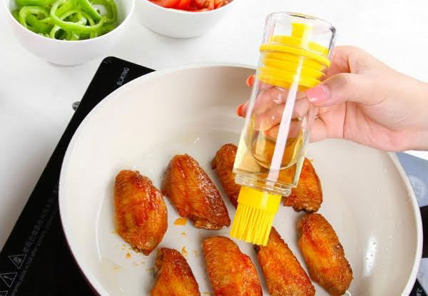 $15 for a Two-in-One Oil Dispenser Bottle & Brush, or $27 for Two