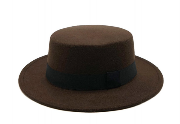 Retro Flat Top Hat - Six Colours Available