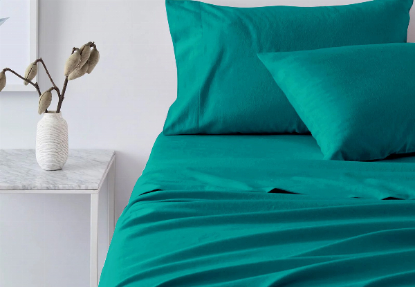 1200TC Cotton Rich Sheet Set - Available in Two Colours & Two Sizes