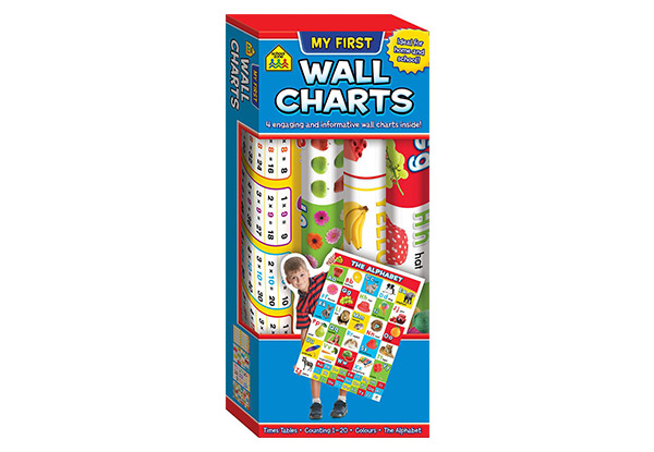 Set of Four School Zone Wall Charts