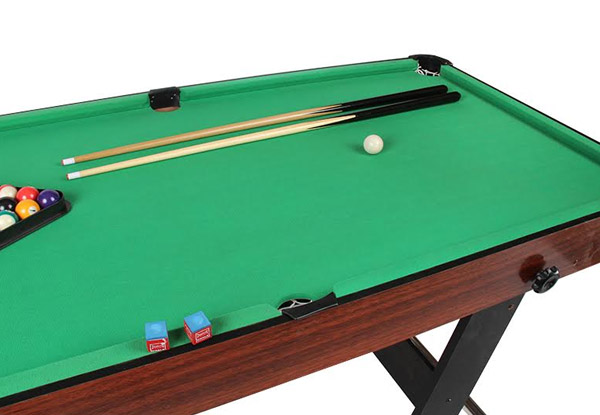 $239 for a Foldable Pool Table with Accessories - North Island Only