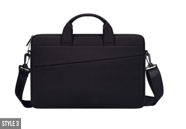 Water & Wear-Resistant Laptop Bag - Two Sizes, Four Styles & Two Colours Available