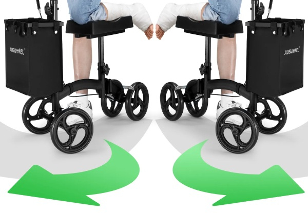 Steerable Knee Walker Scooter Mobility Equipment - Two Colours Available