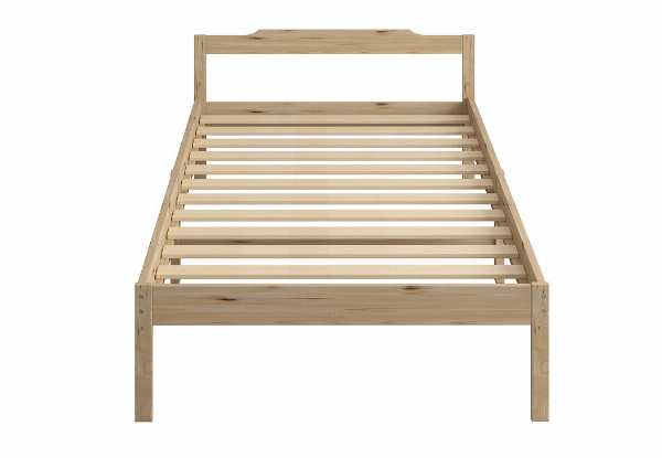 Levede Wooden Bed Frame - Available in Two Colours & Option for Extra Drawers