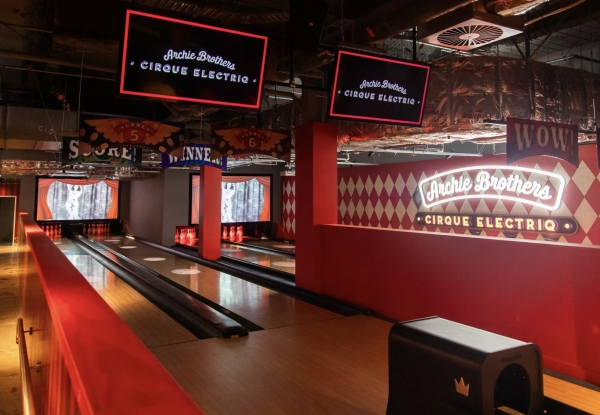 Two Games of Bowling for One Adult - Option for Two Bowling Games for One Child, Two Bowling Games for Two Adults Or Buy Arcade Game Cards