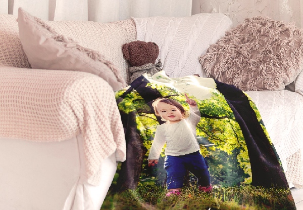 Personalised Fleece Blanket Range - Two Styles & Three Sizes Available