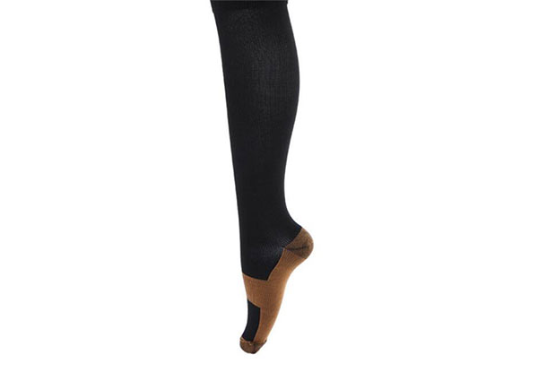 Five-Pack of Copper Infused Compression Socks with Free Metro Delivery