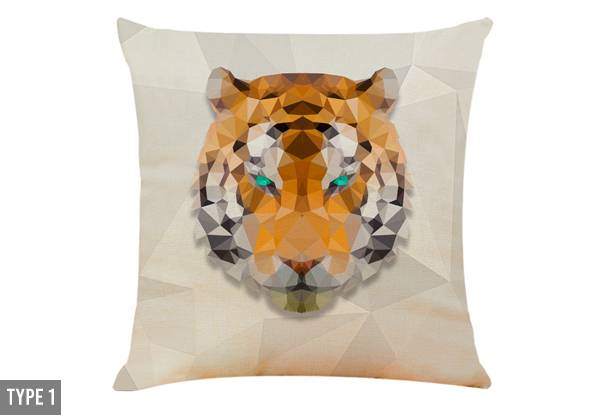 Mosaic Animal Print Cushion Cover - Six Styles Available