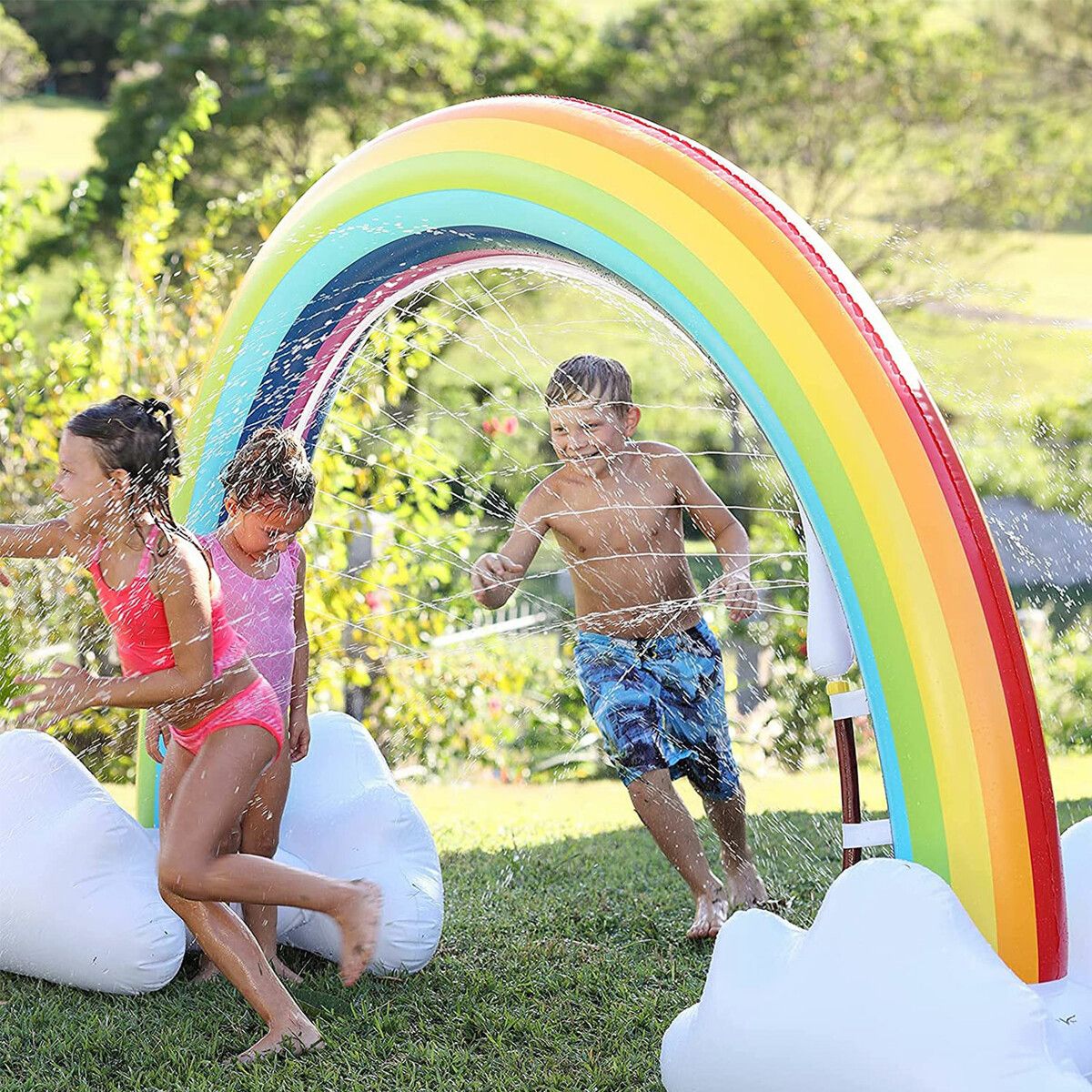 Inflatable Rainbow Arch Water Sprinkler