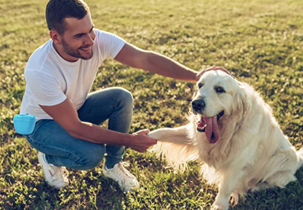 Portable Silicone Pet Treat Pouch - Available in Ten Colours & Option for Two-Pack