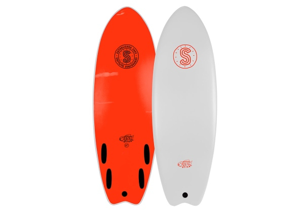 5ft9 Softlite Fish Stick Surfboard - Two Colours Available