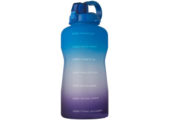 2L Water Bottle with Time Marker