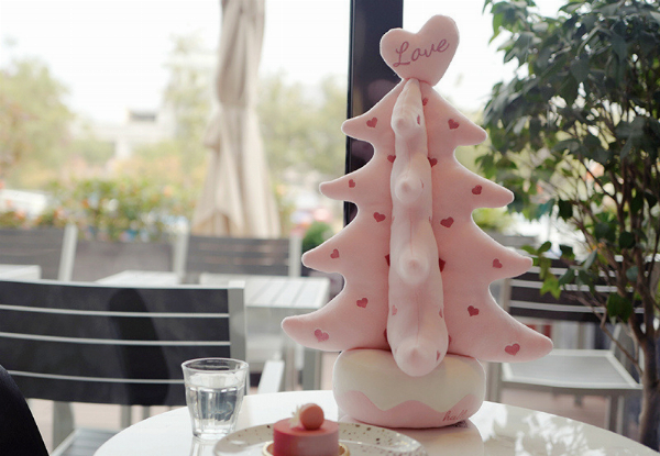 Soft Christmas Tree Plush Decoration - Three Colours Availablle