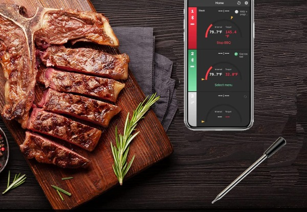 Wireless Meat Thermometer with 300ft Range