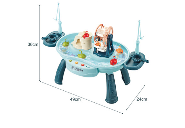 Kids Outdoor Fishing Water Table Playset