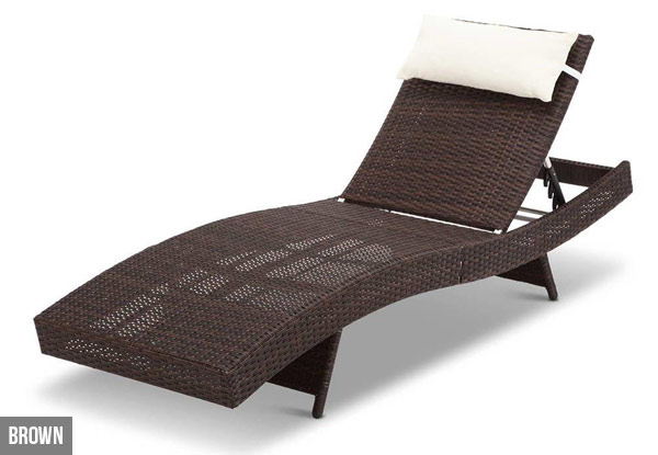 Outdoor Sun Lounger - Two Colours Available