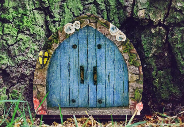 Six-Piece Fairy Garden Door Decor