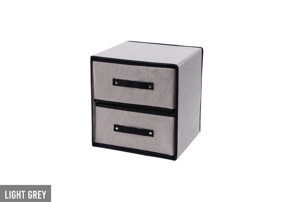 Underwear Storage Box - Four Colours & Two-Pack Available