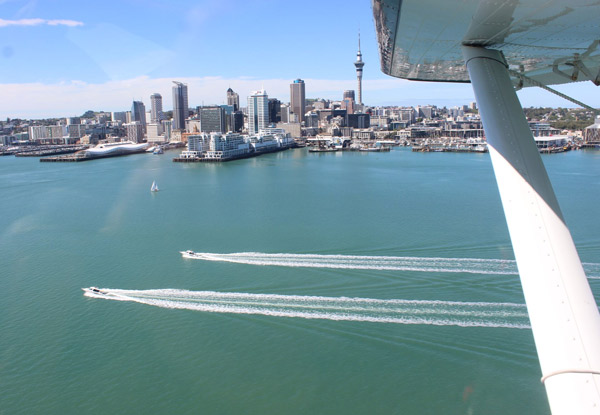 America's Cup Scenic Flight Extravaganza incl. a Glass of Bubbles - Options for up to Three People