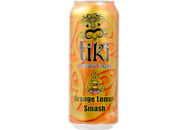 15-Pack of TIKI Energy Drinks 500ml - Two Flavours Available