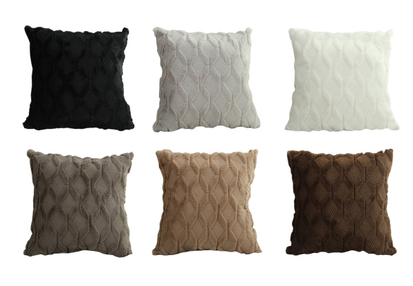 Two-Pack Plush Pillowcases - Six Colour Options & Option for Four-Pack Available