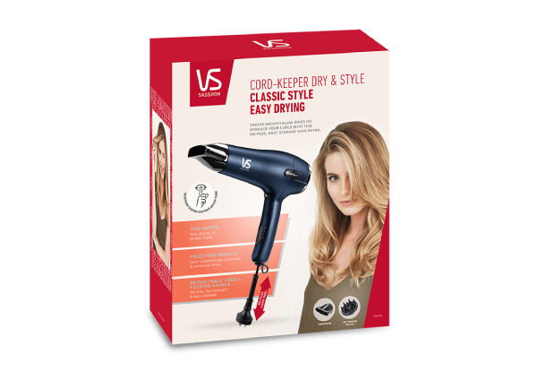 VS Sassoon Cord Keeper Dry & Style Hairdryer