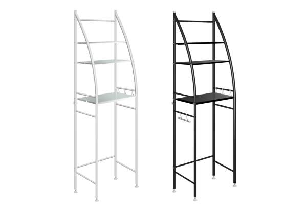 Dutxa Three-Tier Over-the-Toilet Shelf Rack Stand - Two Colours Available