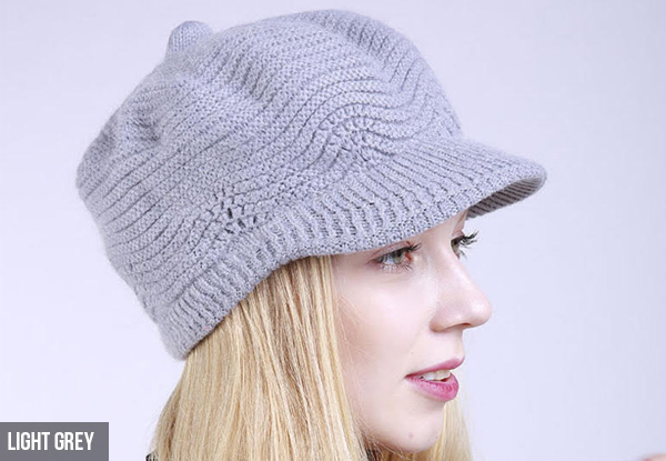 Stylish Autumn Knitted Hat - Nine Colours Available