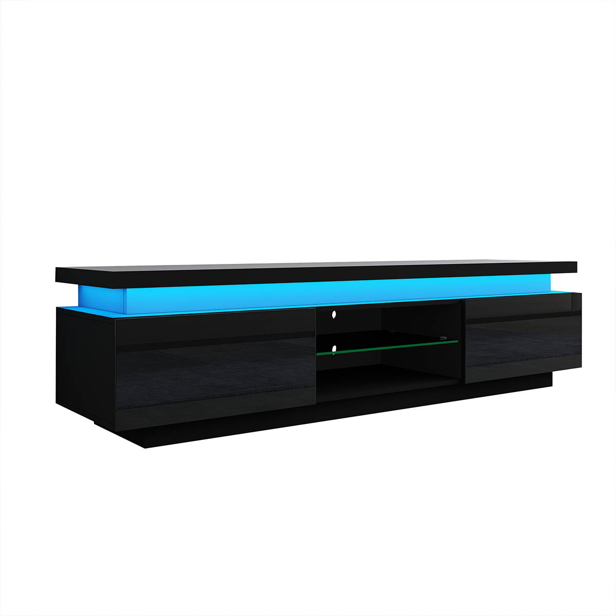 LED TV Cabinet Entertainment Unit - Two Colours Avaulable