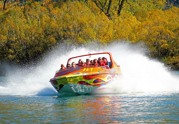 60-Minute Jet Boat Ride for One Person incl. Photo - Options for up to Eight People or Family Pass Available