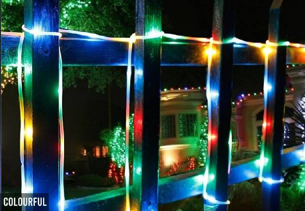 12M 100 LED Solar Garden Waterproof Fairy String Lights