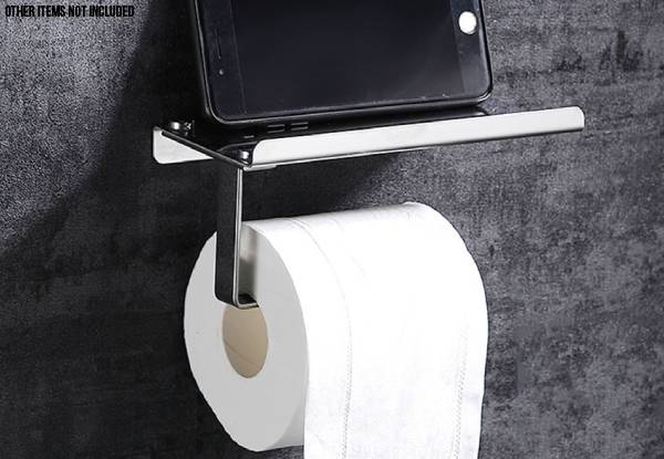 Toilet Paper & Phone Holder