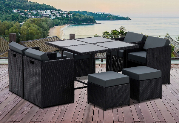 Nine-Piece DS Outdoor Dining Set